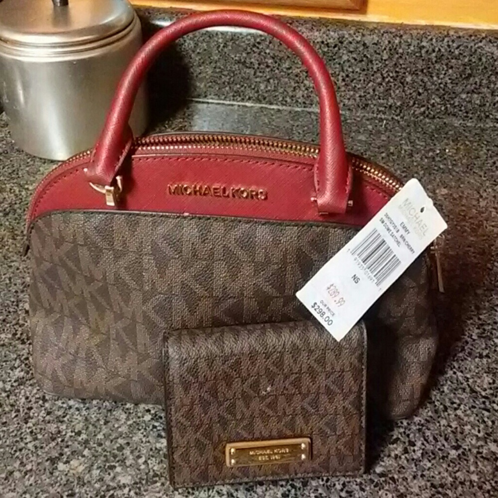 Mk bag with matching wallet